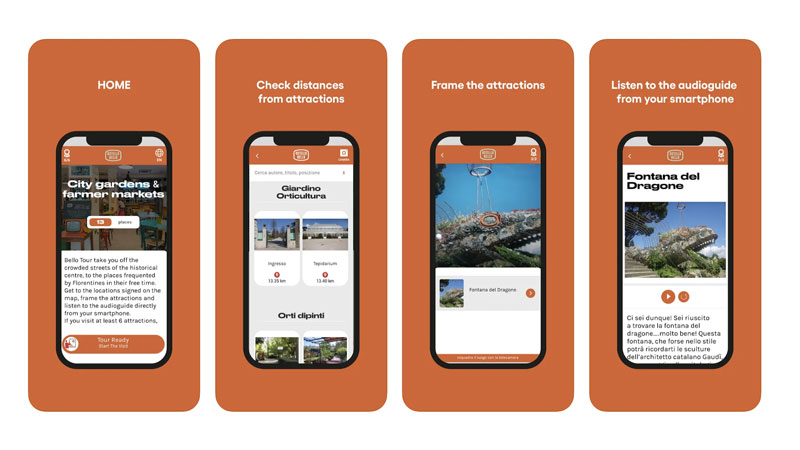 Schermate app