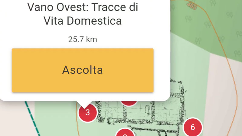 Tap point narrativo sul sito