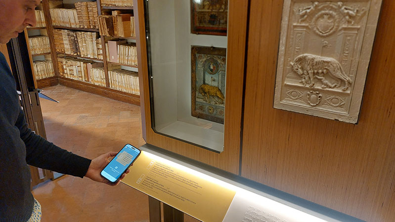 DIDA in uso: inquadratura didascalia e avvio contenuti dal pannello