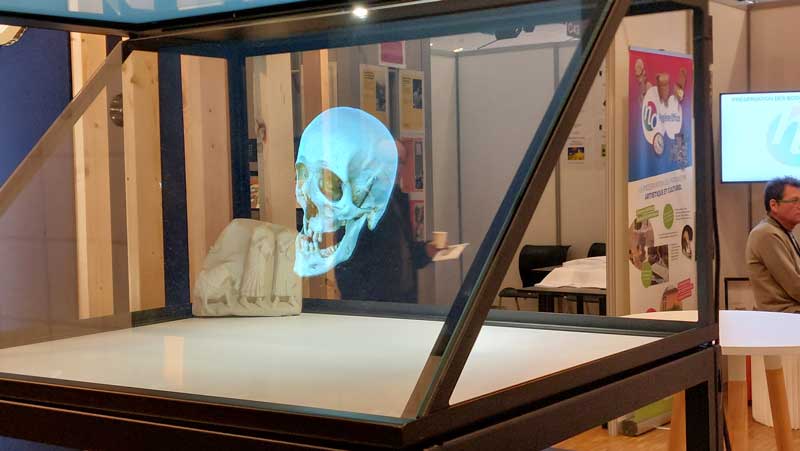 Demo di Holusion: ologramma 3D